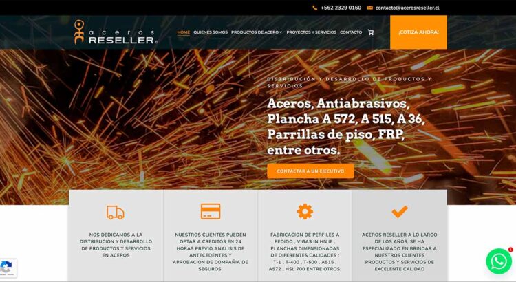 Vigas de acero en Chile